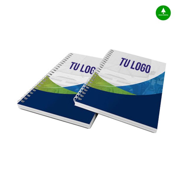 Cuaderno tapa dura anillado doble ring