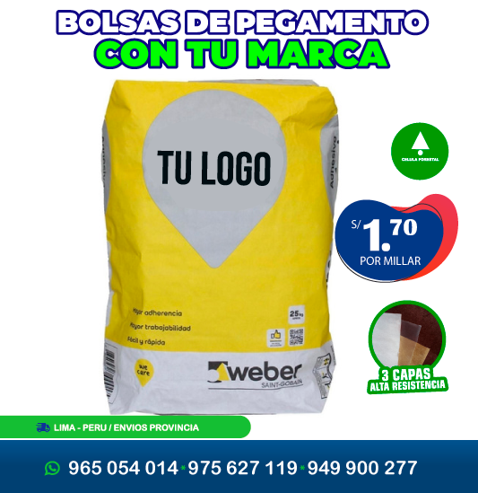 Saco de papel kraft para pegamento