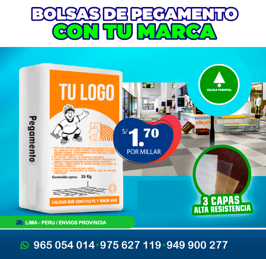 Saco de papel kraft para pegamento