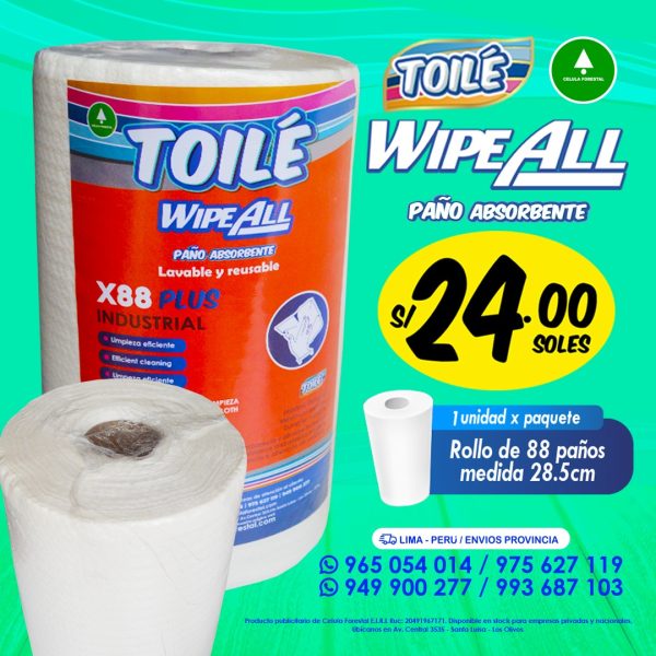 Paño de limpieza Wypall TOILE