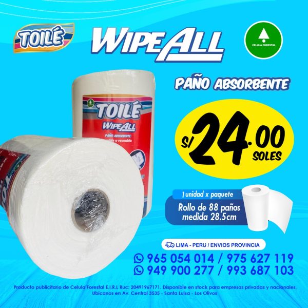 Paño de limpieza Wypall TOILE