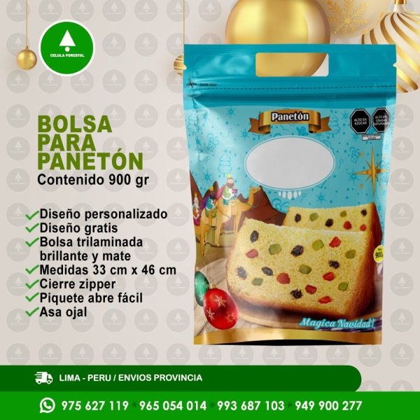 BOLSA TRILAMINADA PANETON ZIPLOG