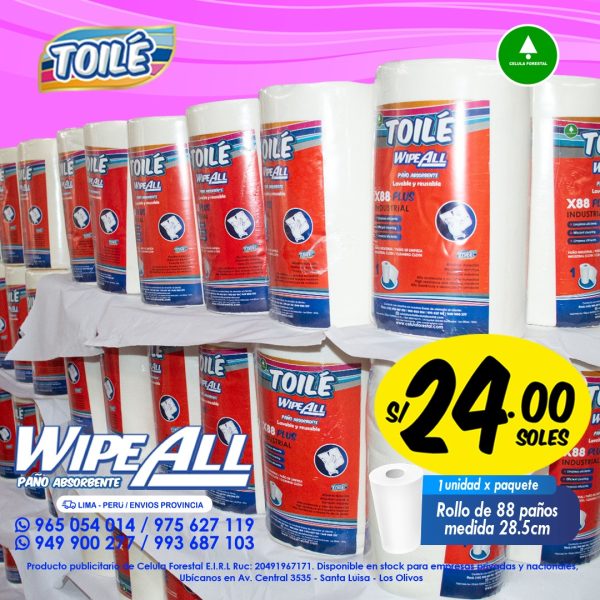 Paño de limpieza Wypall TOILE