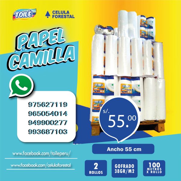PAPEL SABANILLA TOILE (ANCHO 57 CM)