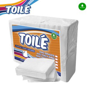 PAPEL SERVILLETA DOBLADA EN 4