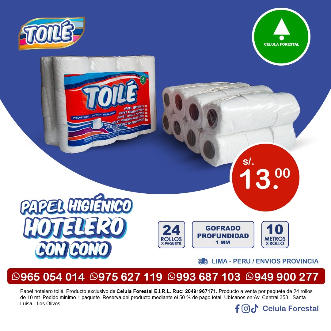 PAPEL HOTELERO C/ CONO 1