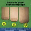 Sacos de papel kraft multipliego
