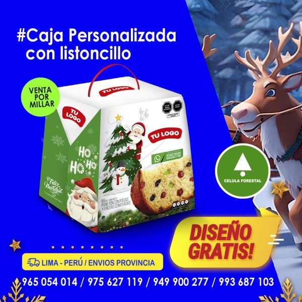 Caja paneton personalizado Peru