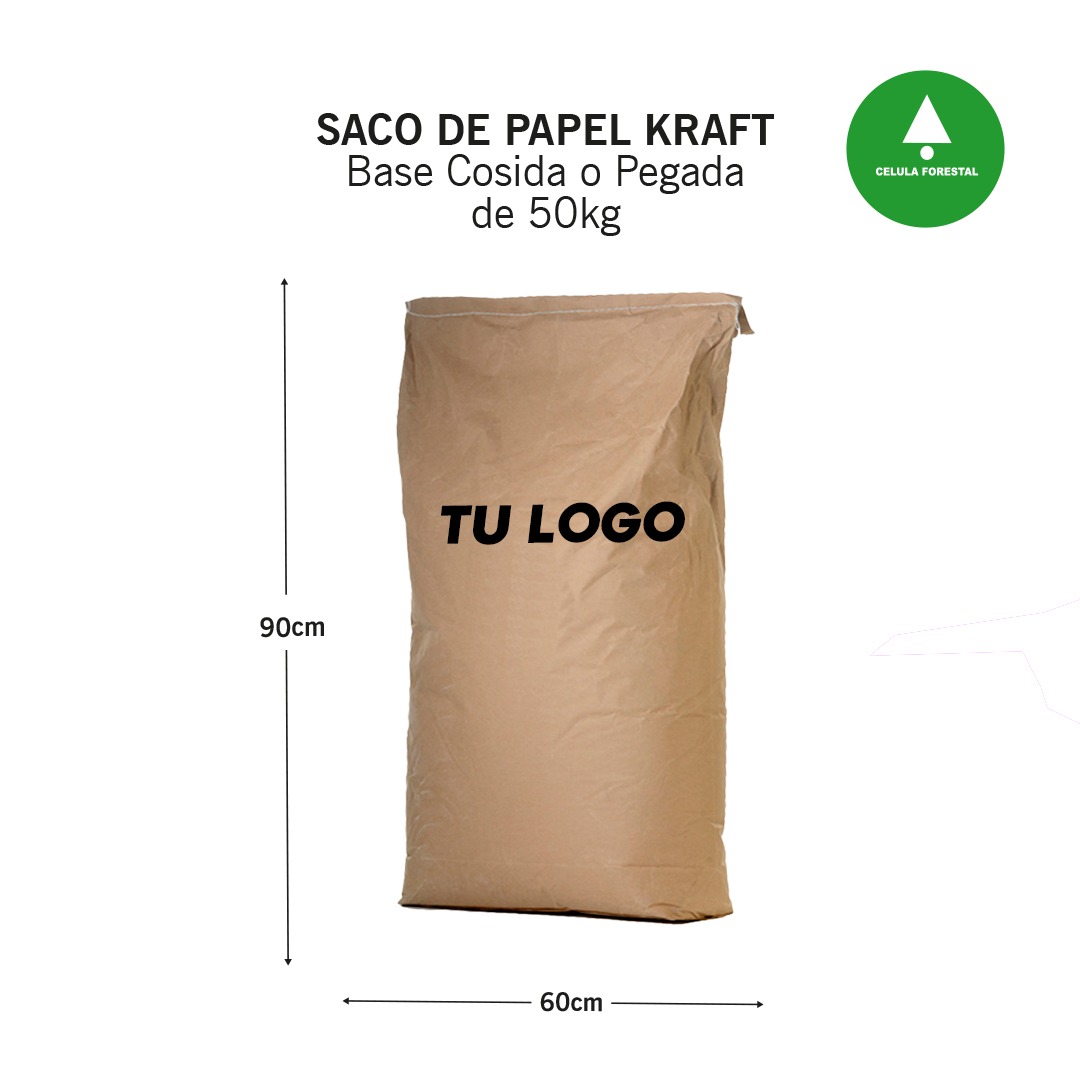 Saco de papel kraft 50 kg