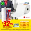 Papel toalla de 200 metros super economico TOILE