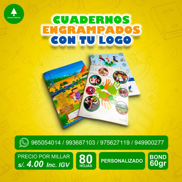 Cuadernos publicitarios Lima - Peru