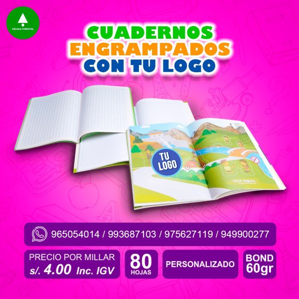 Cuadernos publicitarios Lima - Peru