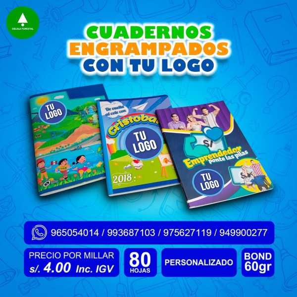 Cuadernos publicitarios Lima - Peru