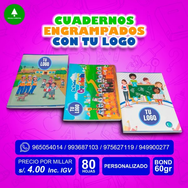 Cuadernos publicitarios Lima - Peru