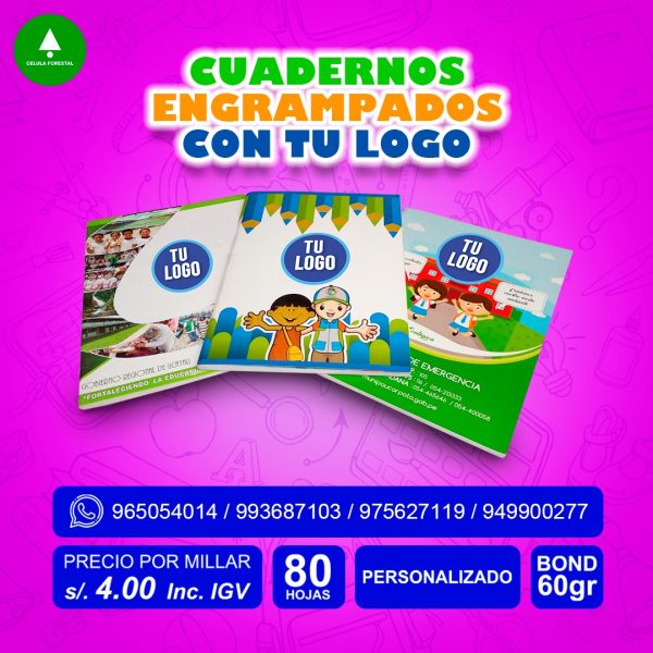 Cuadernos publicitarios Lima - Peru
