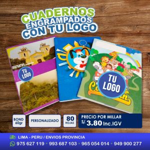 Cuadernos publicitarios Lima - Peru