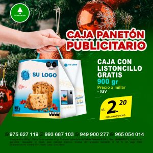 Caja personalizada para paneton