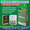 Impresiones flexograficas de sacos de papel para uso industrial Impresiones flexograficas de sacos de papel para uso industrial