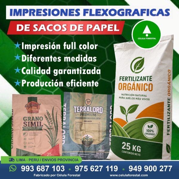 sacos de papel kraft multipliego lima Saco de papel kraft multipliego Lima