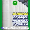 Bobinas de Papel Toalla de Alta Resistencia Bobinas de Papel Toalla de Alta Resistencia