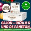Cajon - caja de 500 gr de paneton a full color 😎Cajon - caja de 500 gr de paneton a full color🌈