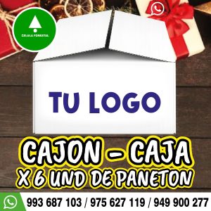 Cajon organico ☘ x 6 unds de paneton 🍞