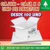Cajon ecologico con imprecion a full color 🎨| paneton x 6