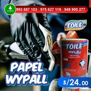 Paño wypall para uso industrial x rollo toile