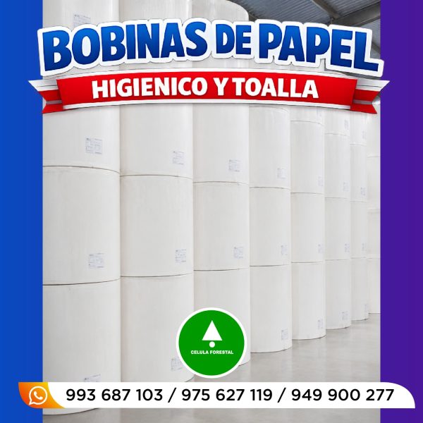 Papel Tissue Blanco - Bobinas para Conversión