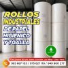 Rollos industriales Papel Tissue Industrial 18 gm²