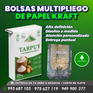 Sacos de papel kraft multipliego para cafe Sacos de papel kraft multipliego para café