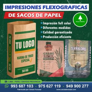 Sacos de papel kraft para maca en Lima Sacos de papel kraft para maca en Lima