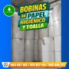 Bobina Tissue Papel para Conversión Industrial