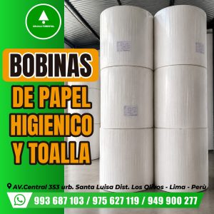 YA ESTA Papel Tissue en Bobinas Material Reciclado para Fabricantes Papel Tissue en Bobinas - Material Reciclado para Fabricantes