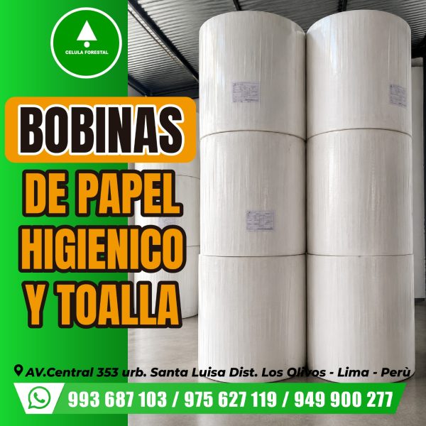 Papel Tissue en Bobinas  - Material Reciclado para Fabricantes