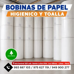Papel toalla en Bobinas | Insumo para Fabricantes