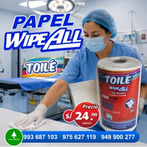 wypall 1 Paño REUTILIZABLE absorvente en rollo precortado 88 paños